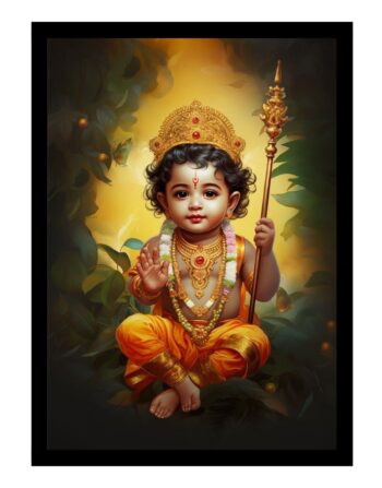 Baby Murugan – Photo Frame 12*8 inch size